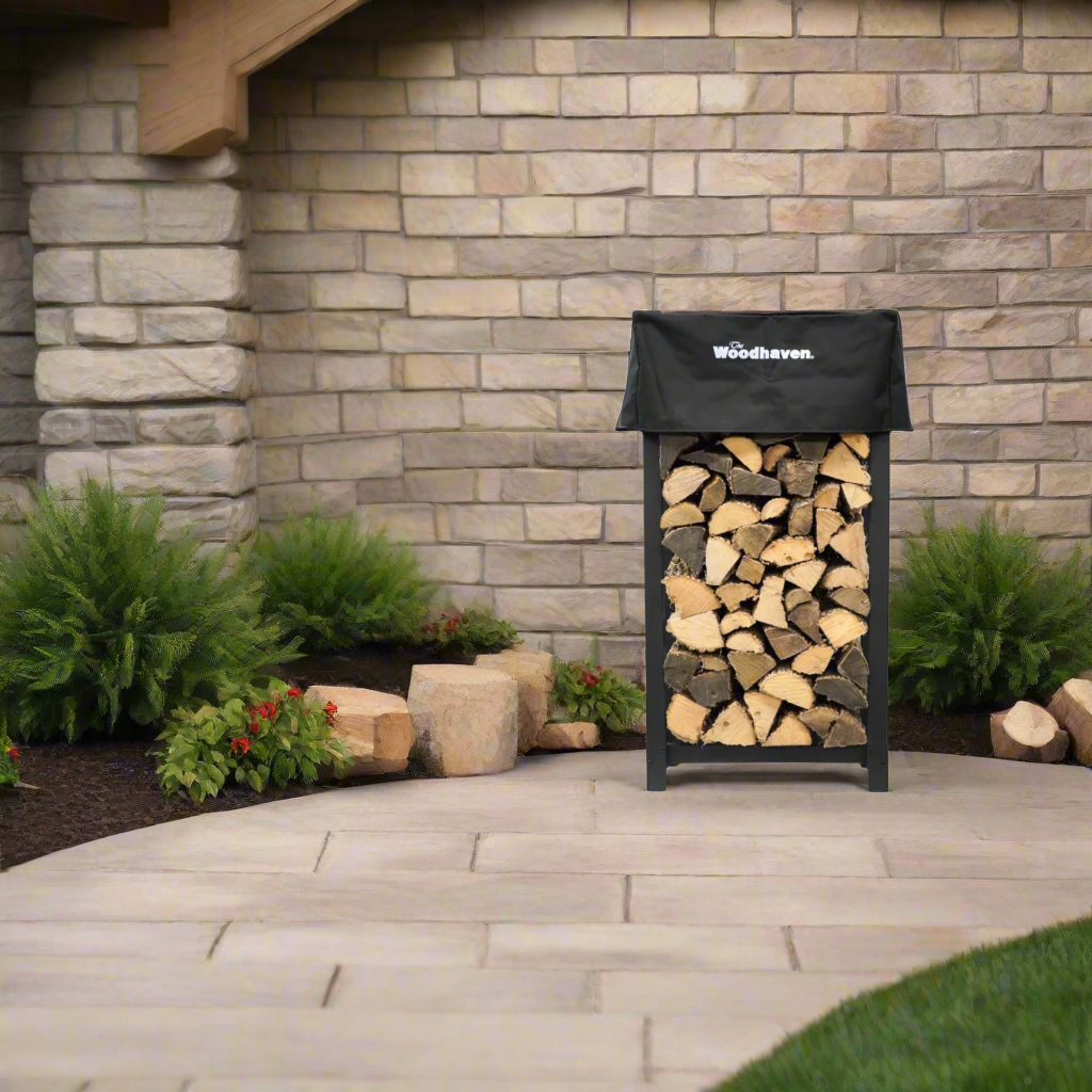 The Woodhaven 4 x 2 Firewood Rack