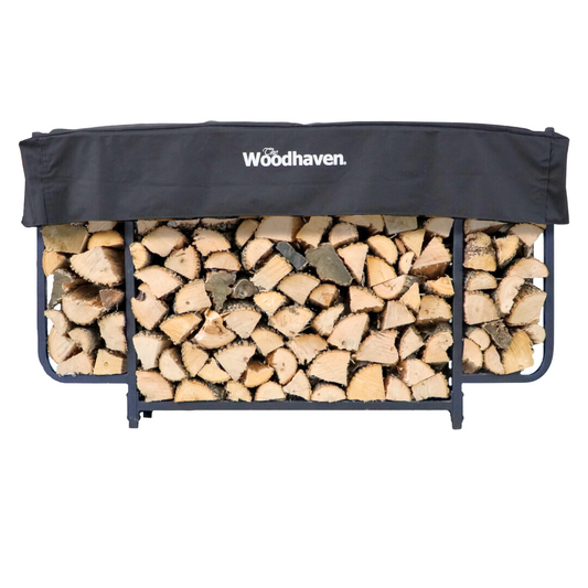The Woodhaven 6ft Courtyard Firewood Rack