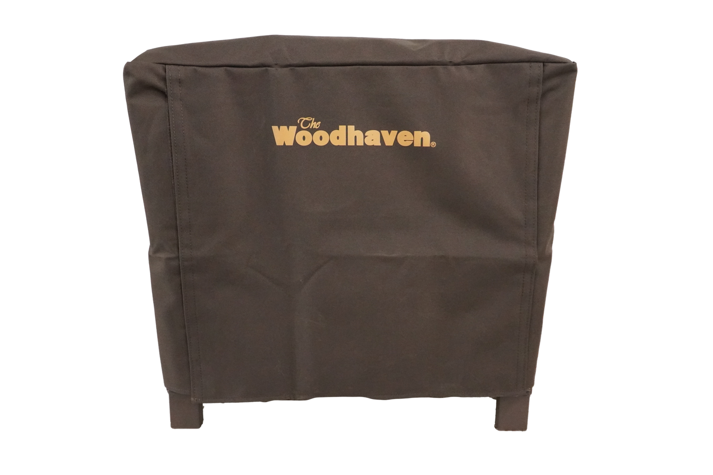 The Woodhaven 2ft Firewood Rack full brown cover