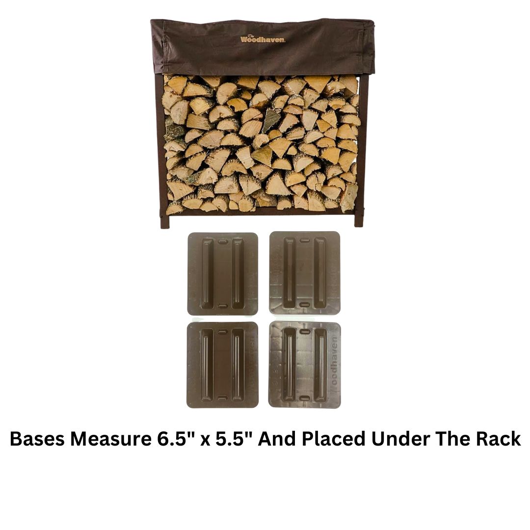 The Woodhaven 4ft Firewood Rack