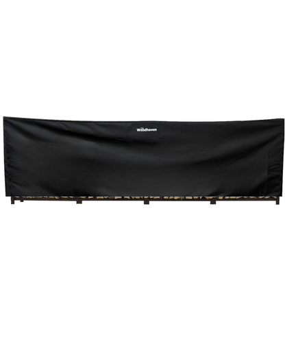 Full Firewood Rack Cover with Zipper   USA Made  Woodhaven