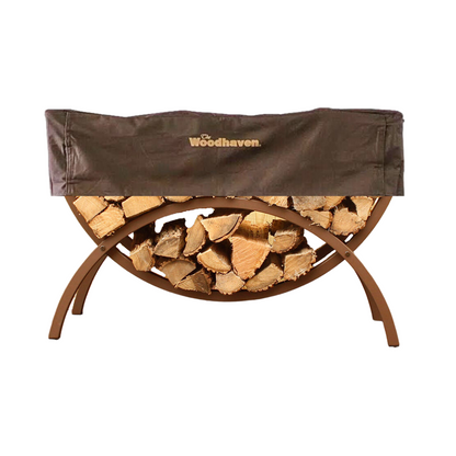 The Woodhaven 3ft Crescent Firewood Rack