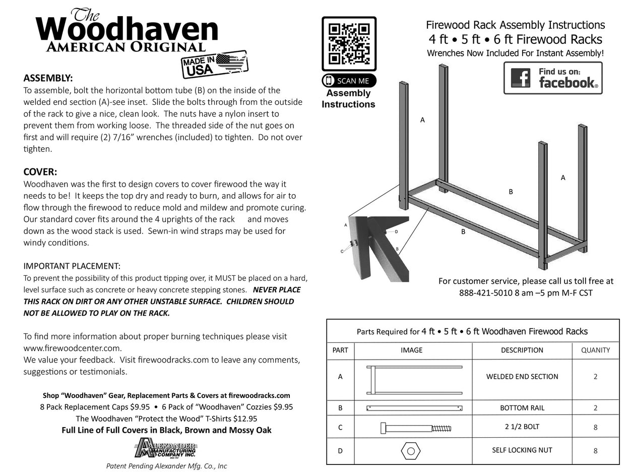 Assembly Instructions The Woodhaven