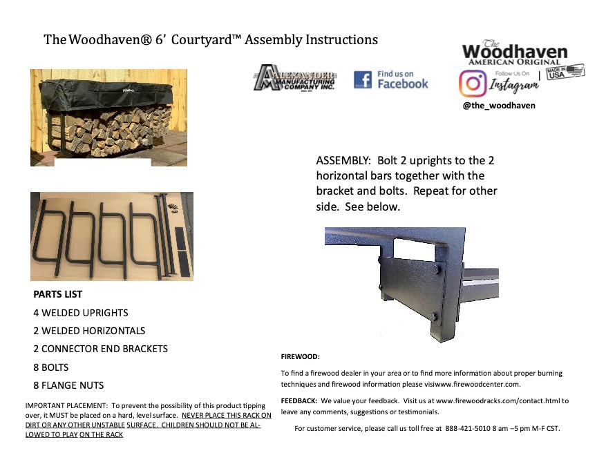 Assembly Instructions The Woodhaven