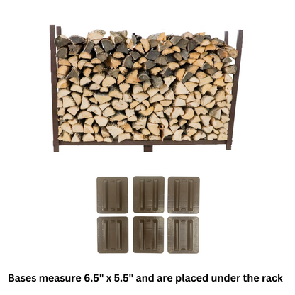 The Woodhaven 6ft Firewood Rack