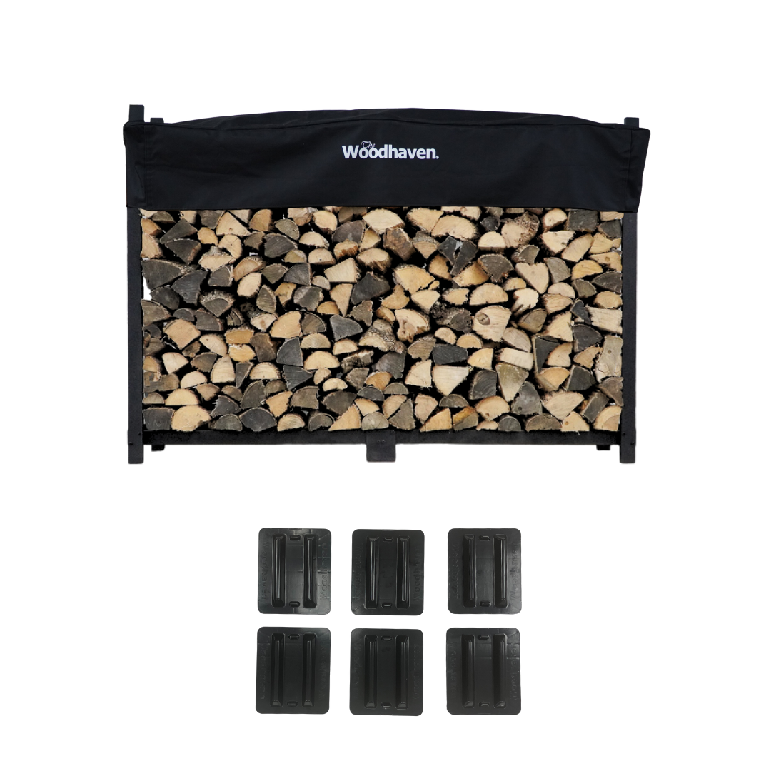 The Woodhaven 6ft Firewood Rack