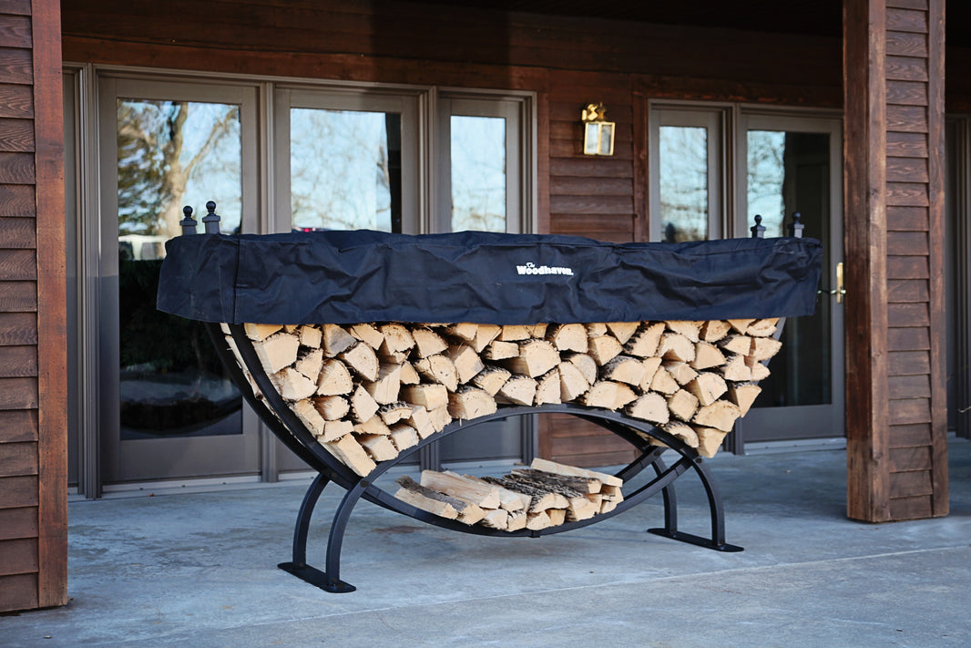 Woodhaven - USA Made Steel Firewood Racks With Covers And Accessories ...