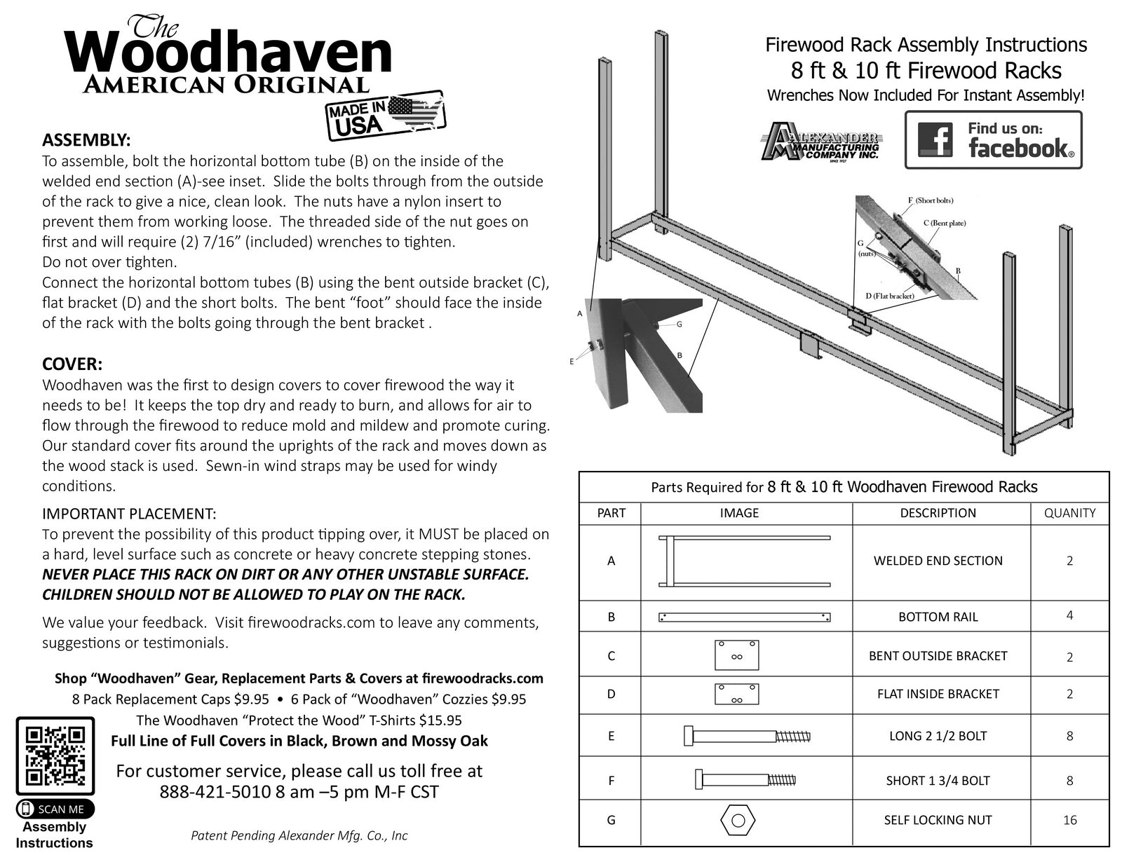 Assembly Instructions – The Woodhaven