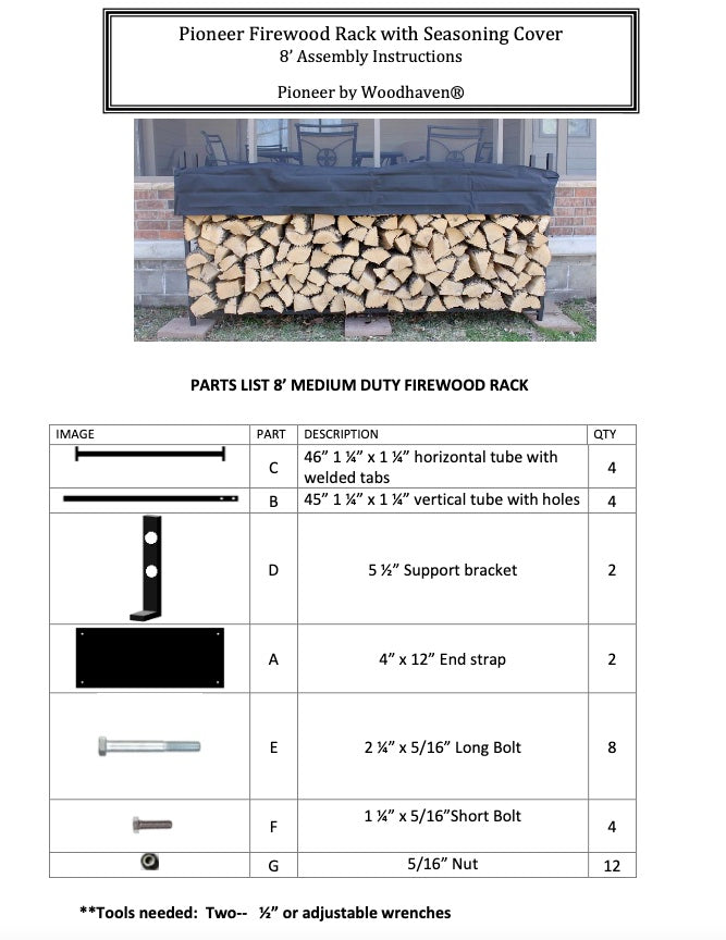 Assembly Instructions The Woodhaven