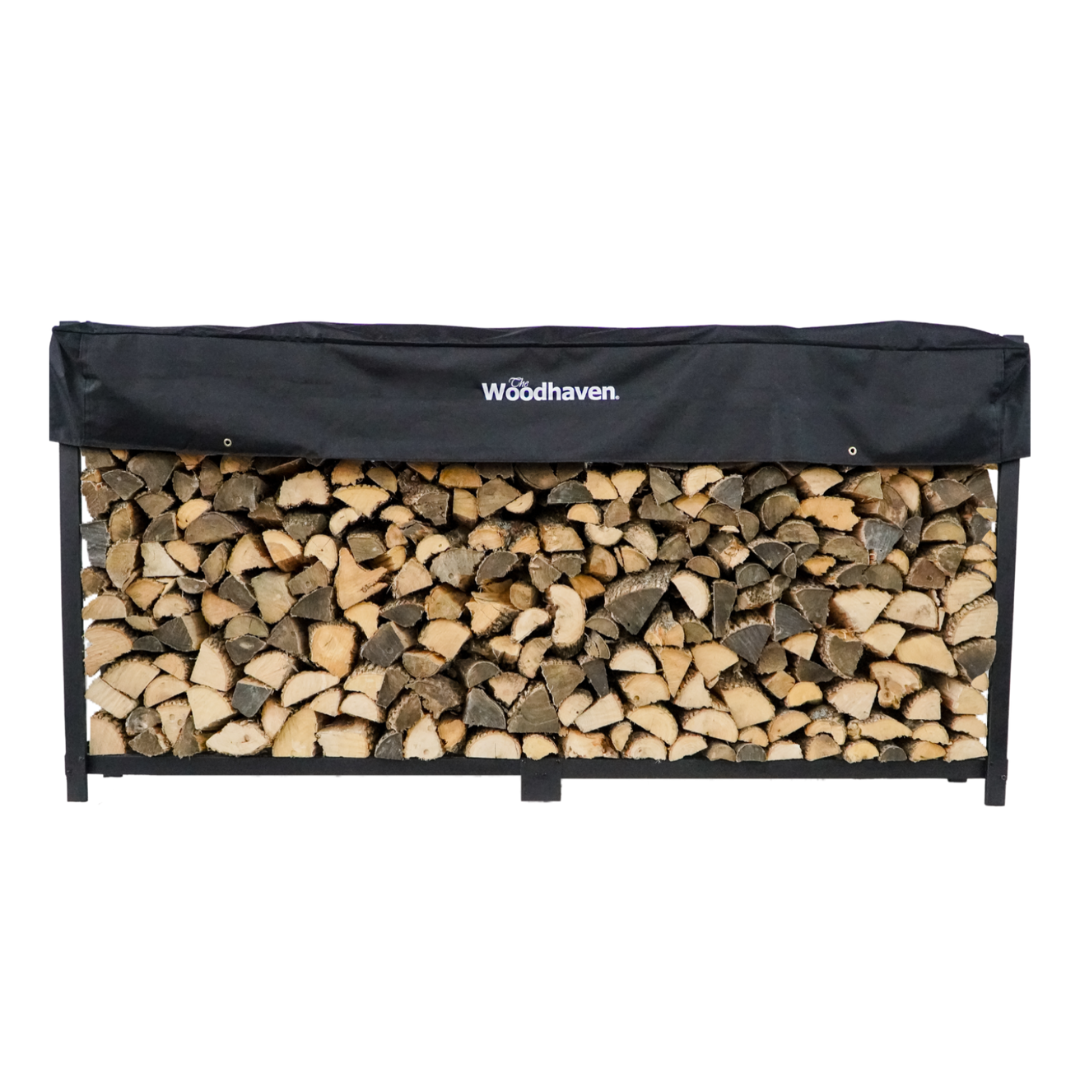 The Woodhaven 8ft Firewood Rack