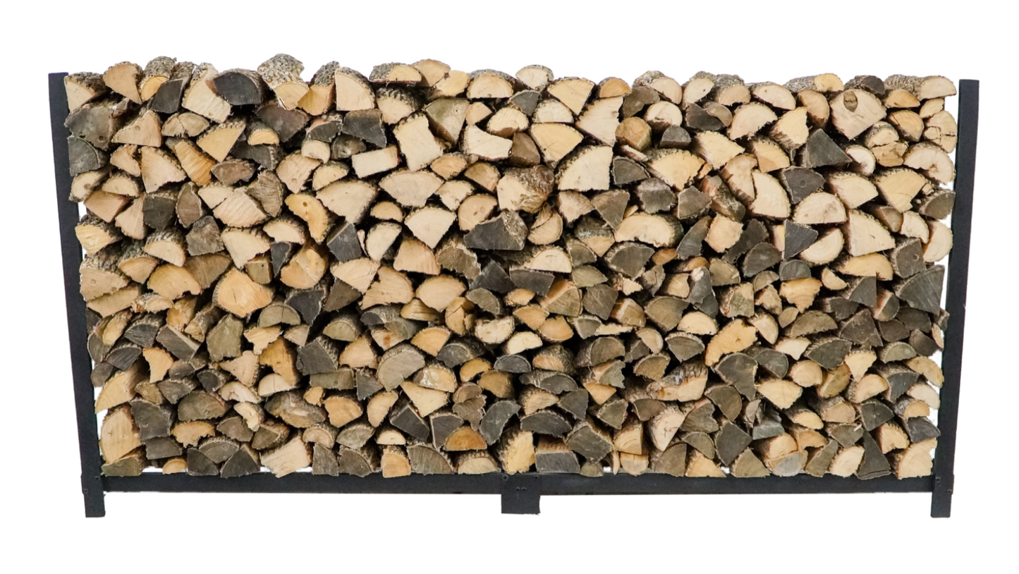 The Woodhaven 8ft Firewood Rack