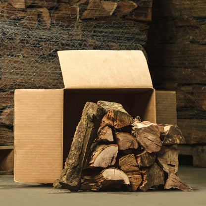 SPLITS – Perfectly Split Boxed Firewood for Cooking, BBQ, Pizza, Firepits, & More