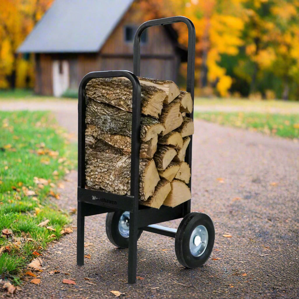 Firewood log cart sale