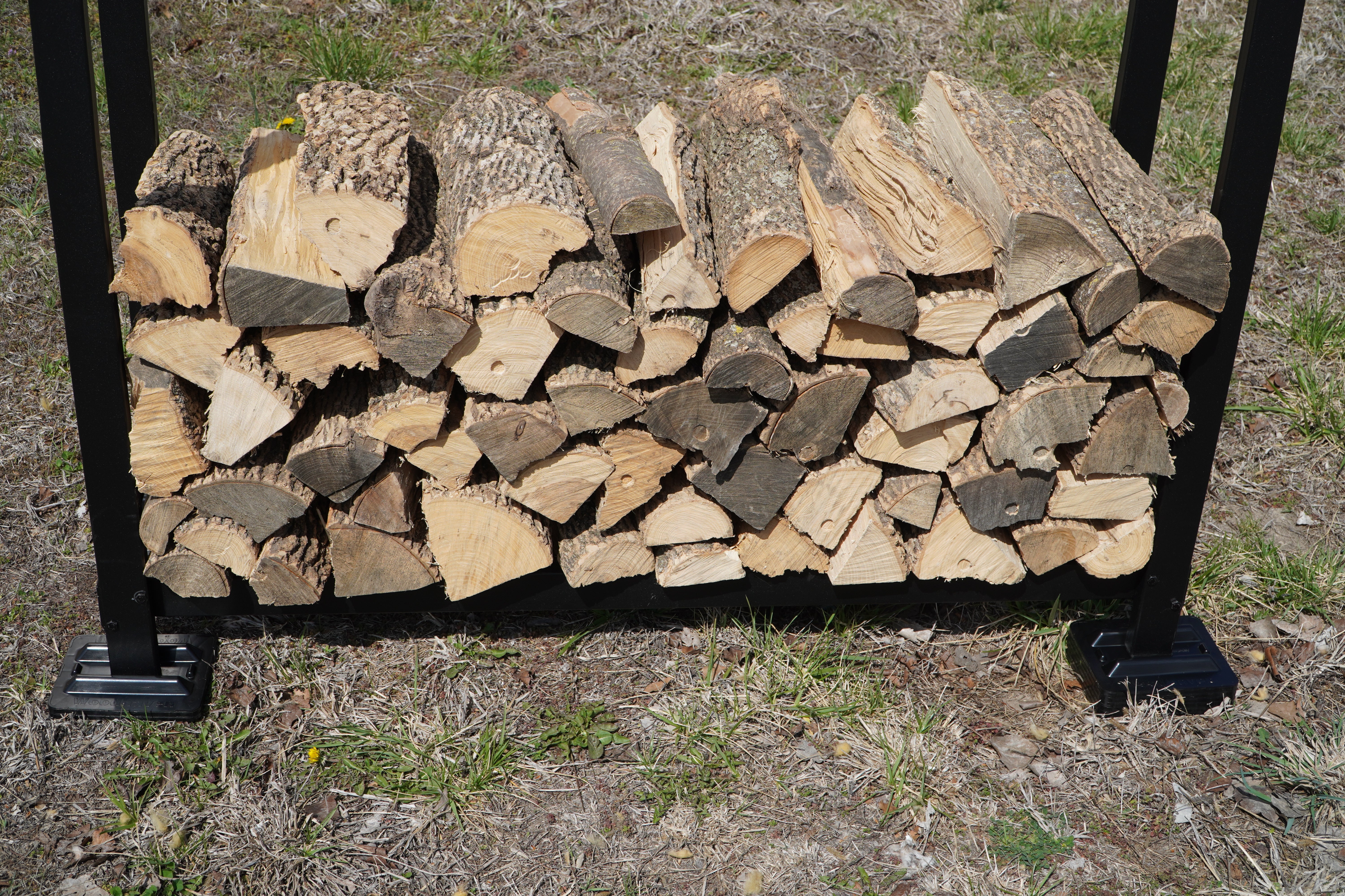 Firewood Rack Support Bases – Prevent Rust & Moisture | Woodhaven