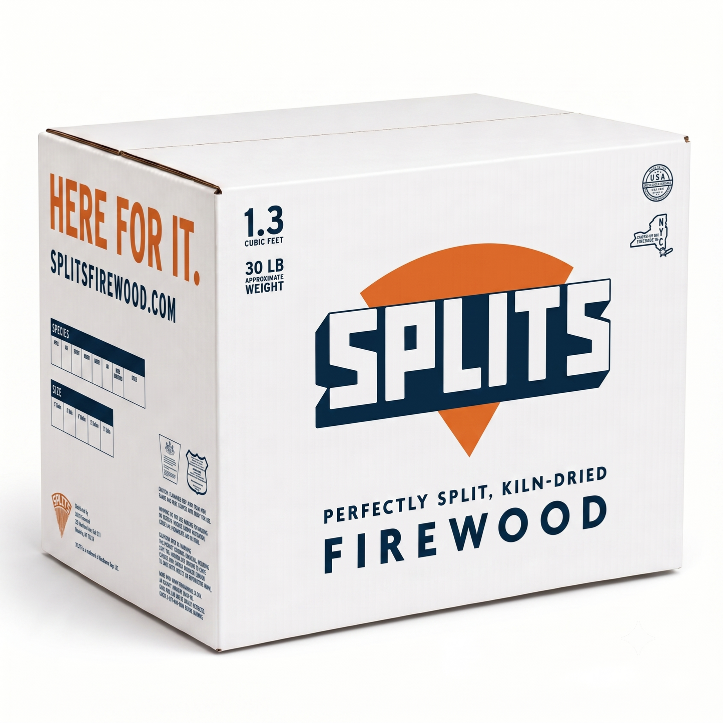 SPLITS - Smoking Wood Chunks - 3" Chunks for Barbecue, Cooking, and Smoking