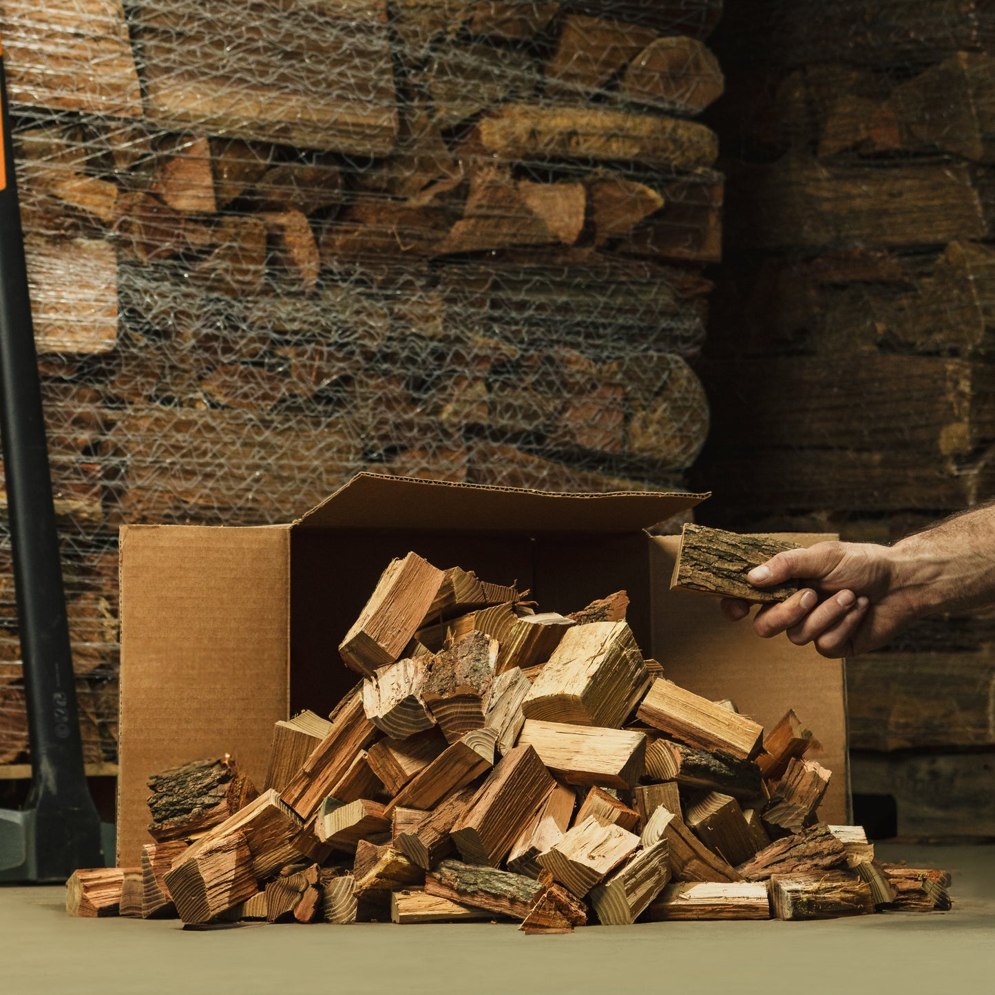 SPLITS - Smoking Wood Chunks - 3" Chunks for Barbecue, Cooking, and Smoking