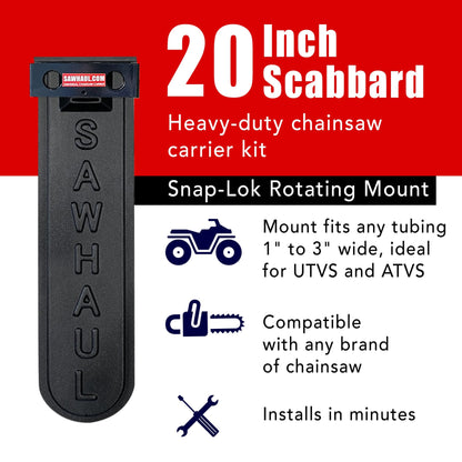 SawHaul Snap-Lok Rotating Mount for Tubing and ROPS