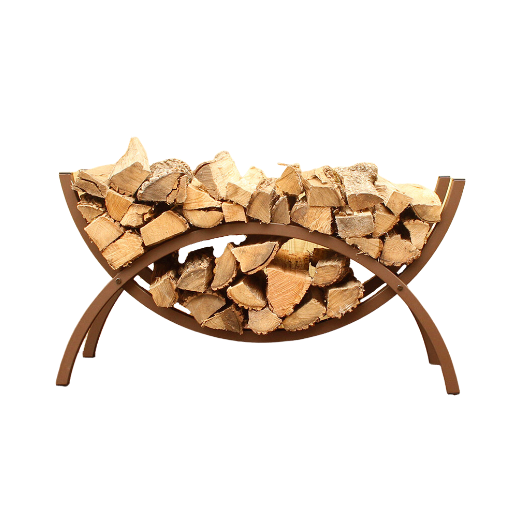 The Woodhaven 3ft Crescent Firewood Rack