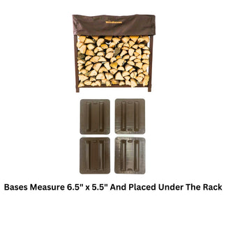 3 ft Firewood Rack – Indoor, Outdoor & Camping | Woodhaven – The Woodhaven